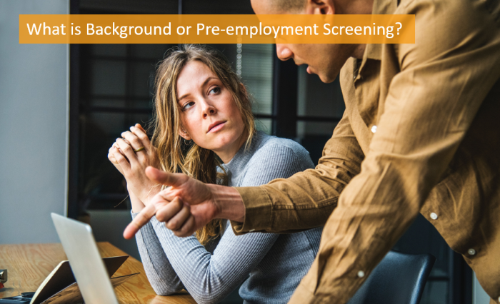 Background screening 